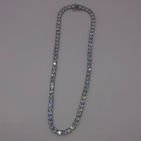 18k 75ct Tennis Necklace - Picture 6 of 12